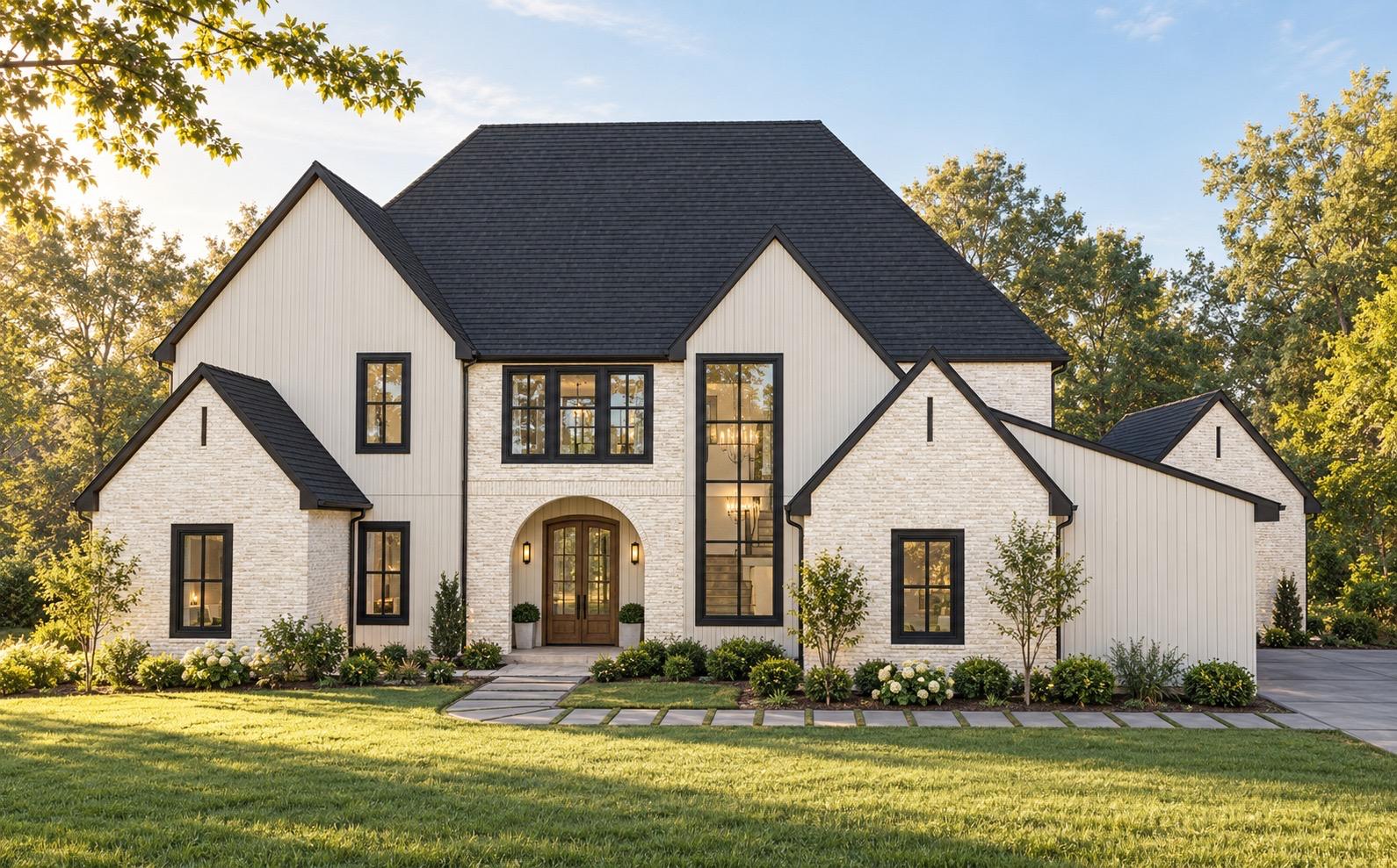 Rendering of the front elevation of the upcoming build